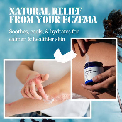 Premium Eczema Relief Cream with Sea Moss, Aloe Vera & Oats