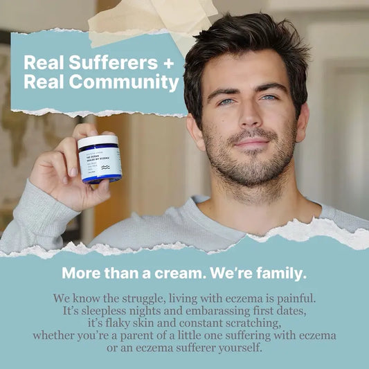 Premium Eczema Relief Cream with Sea Moss, Aloe Vera & Oats